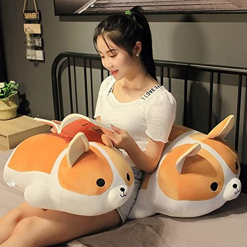 Miaohaha Pluxh Corgi Dog Shiba Inu Pillow Pillow Pillow Animal recheado Corgi Kids Plexh Toy Pillow