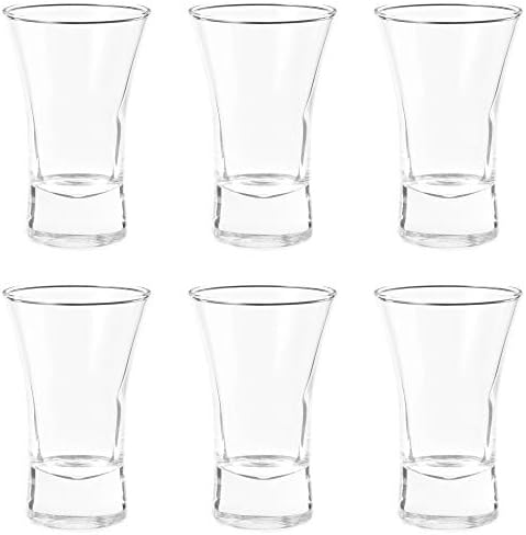 Toyo Sasaki Glass J-09112 Vidro de saquê de resfriamento, claro, 4,3 fl oz, copo, feito no Japão, lava-louças, pacote de 6