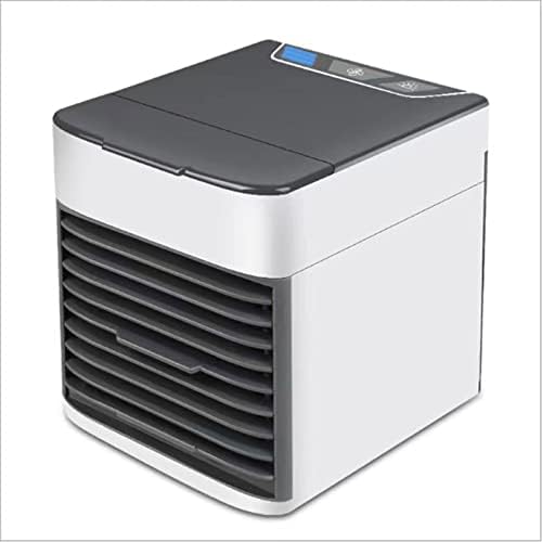 Mini ar condicionado, ar condicionado portátil Mini fã com umidificador de ar e filtração, refrigerador de ar evaporativo