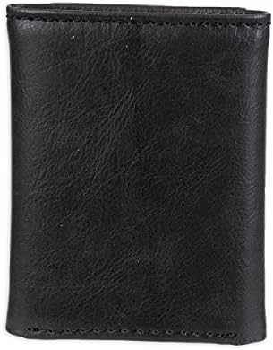 Dickies Men's Leather Trifold carteira