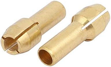 Aexit 10pcs 3,2mm Ferramenta de força Power Clamping Adaptador de coletor de cobre DIA Modelo de ferramenta de energia rotativa: 66AS185QO470