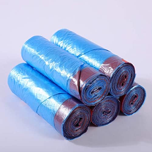 Sacos de lixo descartáveis ​​com cordões tamanho 45cmx50cm. Você recebe 2 rolos, 20pcs/roll. Biodegradável. Use para latas de