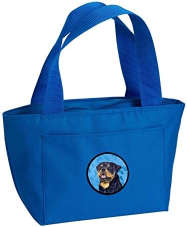 Tesouros de Caroline SS4800-BU-8808 Lunchagem azul Rottweiler, lancheira reutilizável isolável para o escritório de trabalho