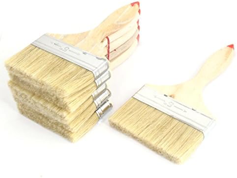 Ruilogod Wood Good Performance Handle Brushes de pintura de cabelo aquarela de 12,7 cm de largura 6pcs (ID: 675 AA9 401 401 625