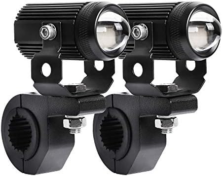 EXZEIT 2-PACO LED LED Horizontal Clamp Kit de montagem de backet ajustado em 0,75 1 1,25 barras de touros racks gaiolas de rolos