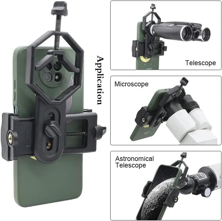 Acessórios para microscópio de laboratório bienka Adaptador de smartphone universal compatível com o telescópio monocular binocular