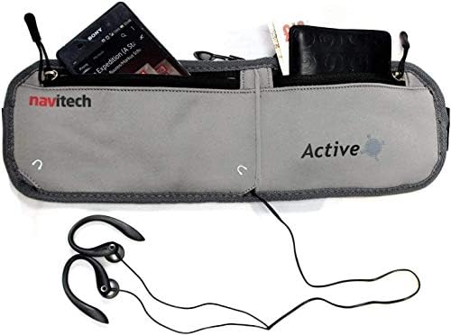 Navitech Grey Running Belt - Compatível com Peficecy 8 GB
