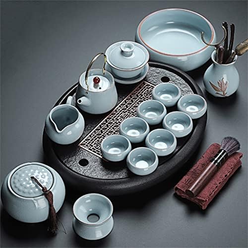 HDRZR KUNG Fu Tea Conjunto de chá de cerâmica TEAPOTS Supplies de escritório Kung fu chá