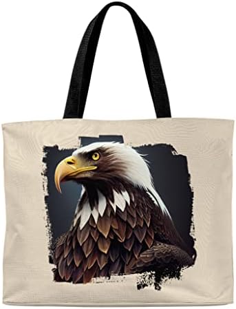Sacola de sacola gráfica American Eagle - sacola de compras patriótica - sacola gráfica