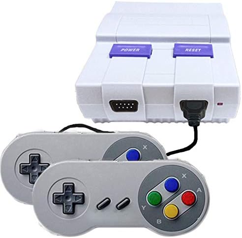 Console de jogo retro clássico, saída AV embutida 400 jogos com 2 controladores clássicos