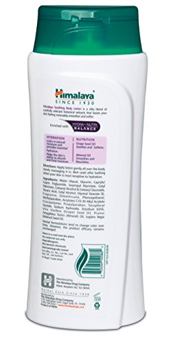 Himalaya Herbal Healthcare Songencing Body Loção para a pele seca, com sementes de uva e óleo de amêndoa, acalma e hidrata