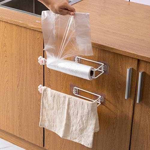 Suporte de toalhas de papel doiTool sob o armário de papel autônoma de papel de toalha de papel de parede montado na parede