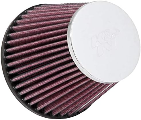 Filtro de ar de pinça universal de K&N: Alto desempenho, premium, filtro do motor de substituição: Diâmetro do flange: 2,5 pol.