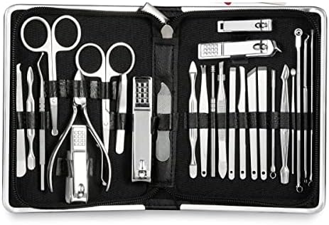 WSCEBCK UNIG Clipper Profissional Kit de helicóptero Kit de pedicure Ferramentas de cortador de unhas com luxuosas maquiagem de tesouras