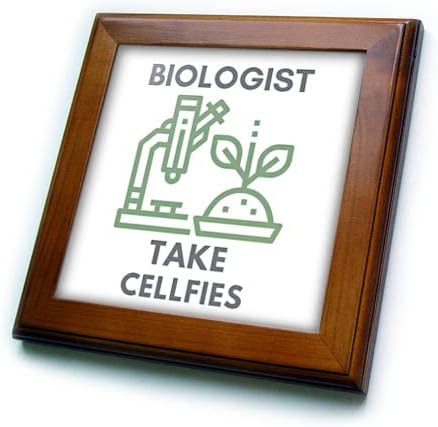 3drose Mary Aikeen - Texto engraçado - Texto engraçado sobre biólogo - azulejos emoldurados