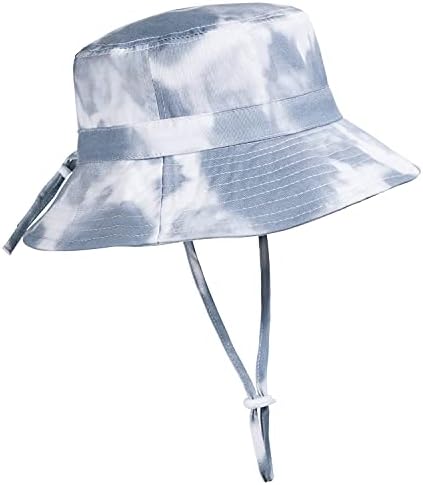 Chapéu de sol amplo ajustável - chapéu de balde de verão para criança infantil e crianças upf 50+