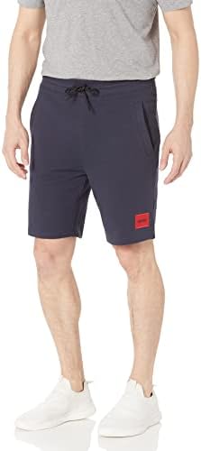 Shorts de camisa de logotipo Big Square de Hugo Men