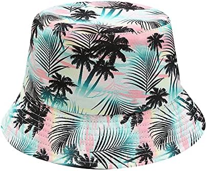 Yameize moda reversível chapéu de balde - chapéu de praia de verão