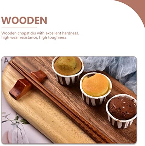 Conjunto de viagens de viagem Hemoton Conjunto de jantar de China 2 pares pauzinhos de madeira estilo japonês de estilo reutilizável-