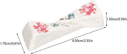 Rakute japonês pauzinhos de cerâmica REST: 6pcs Vintage Flower Porcelain Spoon Stand Rack para prateleiras de pincel