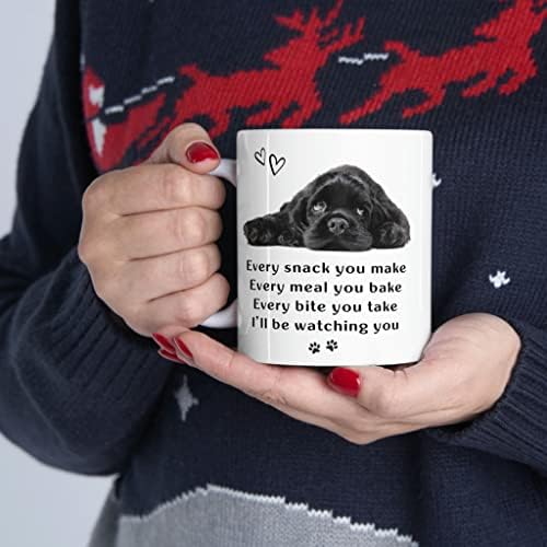 Presentes de Spaniel American Cocker Americanos para Mulheres Men - Caneca de Caneca de Cerâmica Copa de Tea Cúpula Branca 11oz - Presente Para Amantes de Cachorro, Mãe Dog Pai