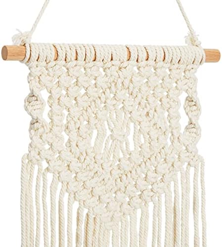 Okuna Outpost Post 2 pacote bohemian Macrame Wall Hanging, Dreamcatcher Home Decor