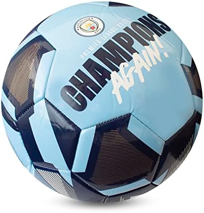 Manchester City F.C. Man City 2021/22 Premier League Champions Football tamanho 5, azul