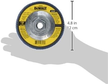 Dewalt DW8358 ​​4-1/2 polegadas por 7/8 polegadas-11 80 Grit Type 27 Flap disco